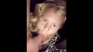 Giving Blow Job In The Car