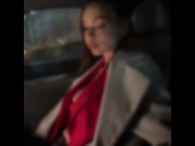 Preview 1 of Sloppy blowjob in the car