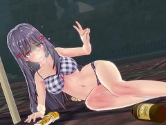 Bullet Girls Phantasia Fanservice Appreciation Tsukiyo Kukkoro Mode Sword Pose