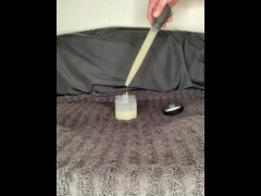 Loading a turkey baster of my thawed cum loads  - Screenshot 10 of 16 - Cumshot