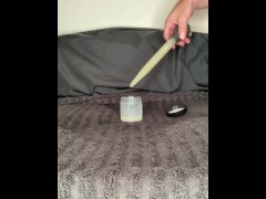 Loading a turkey baster of my thawed cum loads  - Screenshot 13 of 16 - Frozen Cum