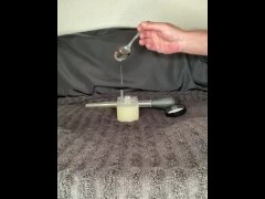Loading a turkey baster of my thawed cum loads  - Screenshot 7 of 16 - Cum