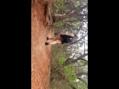PANTYLESS UP SKIRT PUBLIC (CAUGHT BY GIRL! ) 