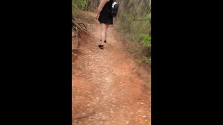 PANTYLESS UP SKIRT PUBLIC (CAUGHT BY GIRL! ) 