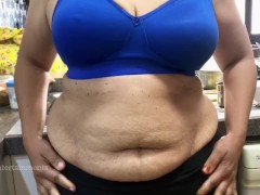 Hira - Hot Milf Sensually Cooks In the Kitchen - Amazing BOOTY and BOOBS