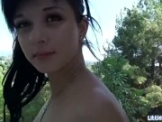 Preview 6 of Petite solo teen hottie masturbates