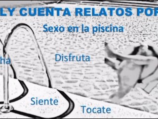 (Only Audio) Sexo en la piscina con mi novia, sex in the pool....