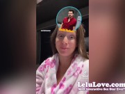 Preview 1 of Babe shares celeb crushes b4 masturbating til her fingers hurt & behind scenes cumshot - Lelu Love