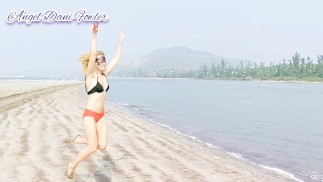 A Sexy Tourist At The Beach