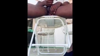 GLAUBST DU, SIE HABEN MICH GESEHEN? POV Masterbating draußen.