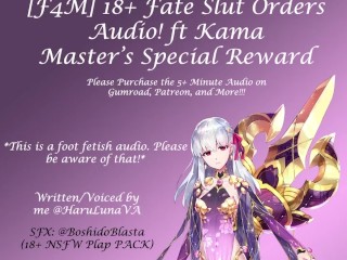ENCONTRADO EN GUMROAD: [F4M] Fate Slut Order Audio Ft Kama - Recompensa Especial Del Maestro