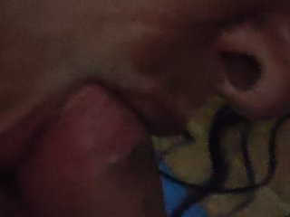 Jennifer slowly blows Eros 💦 (sligthly blurry 😞)