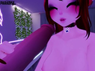 VR ERP girl sucks and worships your dick