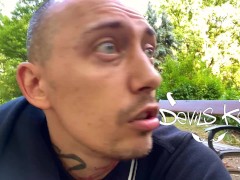 Video Met a tattooed slut in the park! At home she sucked cock and licked my ass! Fucked and cum in her mo