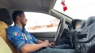 Gay Jerk Off In Car Gets Caught No Matter What