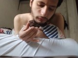 Professional Weight gainer Eating many chocolate ( brigadeiro