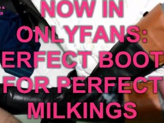 Perfect boots for perfect milking now in onlyfans