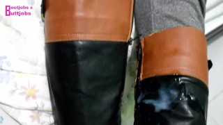 Botas perfectas para ordeño perfecto ahora en onlyfans