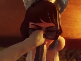 Vilma is pulled by large cock