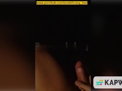 I had outdoor and public sex Handjob on the street