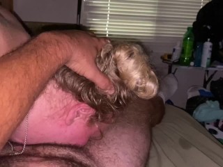 POV-Waking up Sucking Daddy’s FAT Cock