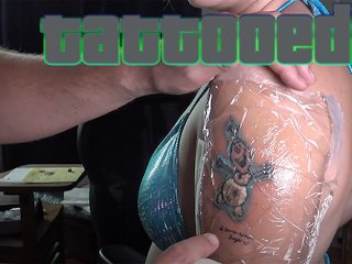 tattoed guy, tattoo girl, tattoo artist, pornhub