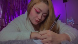 Slutty College Friend Helps You Cum Before Study | JOI in Portuguese - ROLEPLAY 