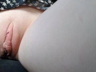 fetish, rubbing my clit, shaved pussy, amateur