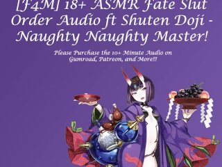 fate grand order, shuten doji, erotic audio, solo female