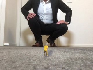 NOT ALL BIG GIANTS ARE MONSTERS - WHEN YOU SHRINK IT IS GOOD TO BE IN SAFE HANDS - MANLYFOOT