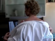 Preview 1 of MILF gets naked after morning coffee