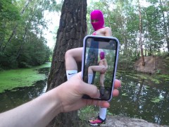 Выставил жирный чек - конча НА БАЛАКЛАВУ - Screenshot 1 of 16 - Balaclava Blowjob