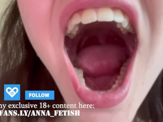 giantess vore, uvula, compilation, tongue