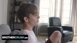 Innocent Boy Austin Xanders Takes His Big Step Bros Giant Throbbing Cock And Hot Jizz - BrotherCrush