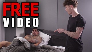 His Tattooed Stepson Gets Drilled Hard By His Latino Stepdad Who Sticks His Shaft Inside His Asshole