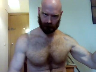 big cock, beard, hairy chest, muscular men