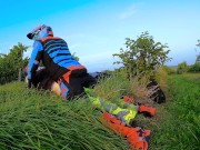 Preview 5 of Outdoor Fuck with my BF in Fox MX Gear