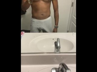 amateur, big dick, masturbation, vertical video