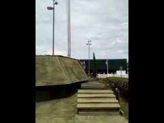 Video MCGOKU305 WITH 34  BUSTY CURVY GIRLS HAVING SEX ON TOP OF A HISTORICAL MILITARY WAR CANNON 