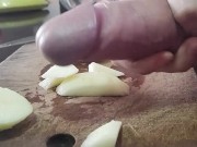 Preview 3 of Porn Food #4 - Fruit Salad (Banana - Apple - Cock...)