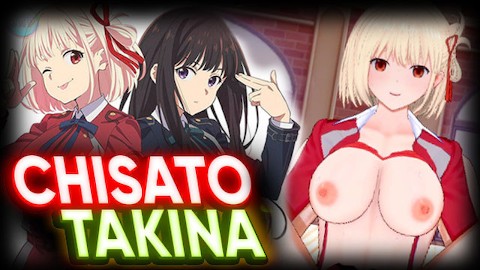 Chisato x Takina Lyrcoris Recoil リコリス・リコイル Hentai JOI | Gamer Girl Anime Cute Waifus R34 Rule34 SEX