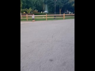 Sean pissing in amusement park mens room