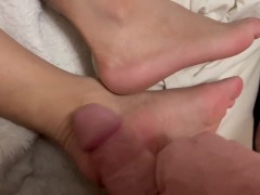 Cum covered FEET and LEGS sexy compilation! Looking for a fuck a fan