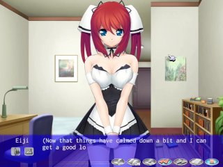 cute, redhead, japanese maid, cosplay