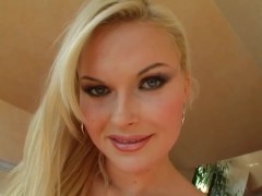 Video Gina B - EURO SOLO Gorgeous Babe Masturbation, body stockings, high heels, lingerie, blonde Teaser#1