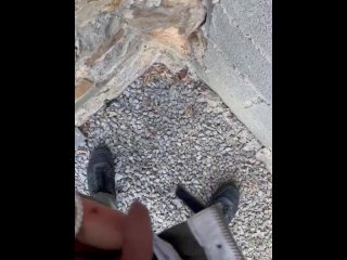 Piss after cum and beer drinking