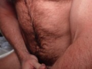 Preview 5 of Hairy Hunk Rides Big Cut Cock Cowgirl