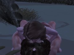 Hugerid's Horny Hut - Gobbywarts//School of Sexcraft and Wickedry//SIMS 4//Harry Potter Rule 34 Porn