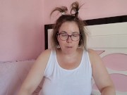 Preview 5 of Quiere un semental para sexo! Mujer enmascarada se masturba desnuda