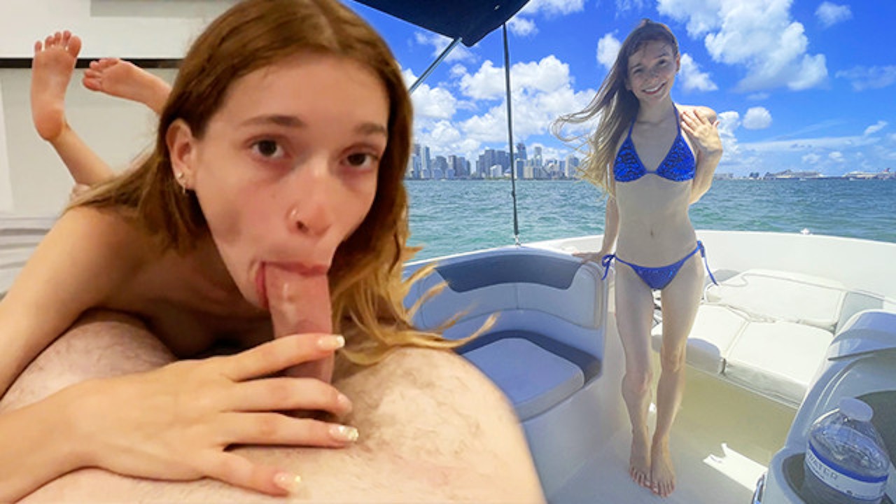 TAKING MY GF Jessica Marie ON A BOAT RIDE AND THEN TWO ROUNDS BACK AT MY  PLACE